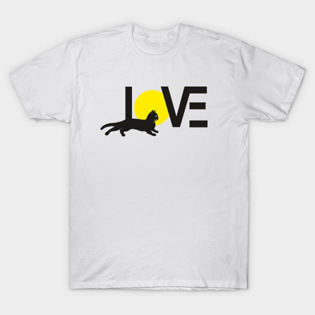 LOVE T-Shirt by YellowMadCat